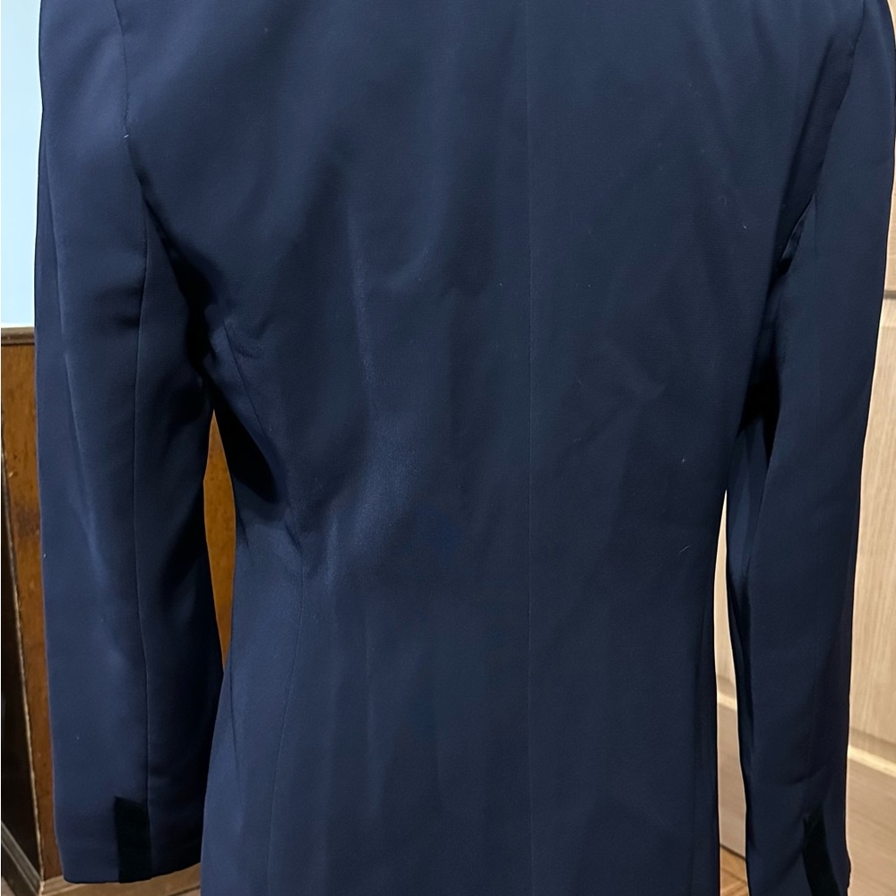 Vintage Albert Nipon Suits Dark Navy Blue Blazer/… - image 3